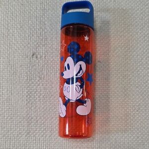 Disney Red and Blue Mickey Mouse Water Bottle